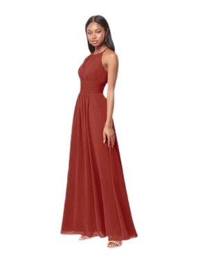 🆕 Azazie Bonnie Terracotta Dress A14